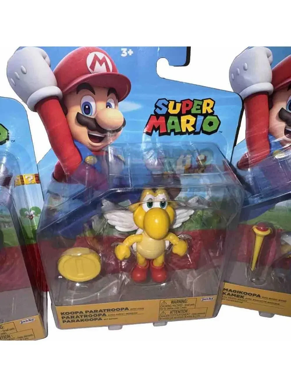 Mario Bros Magikoopa Paratroopa Mario Piranha Peach Action Figures Lot of 5 Set